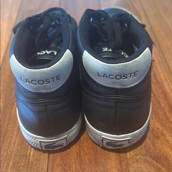 Lacoste Black and White Sneakers with Comfortable Design - Picture 3 of 8